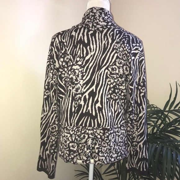 2/$20 Style & Co Open Front Collared Cotton Cardigan M - Picture 7 of 7